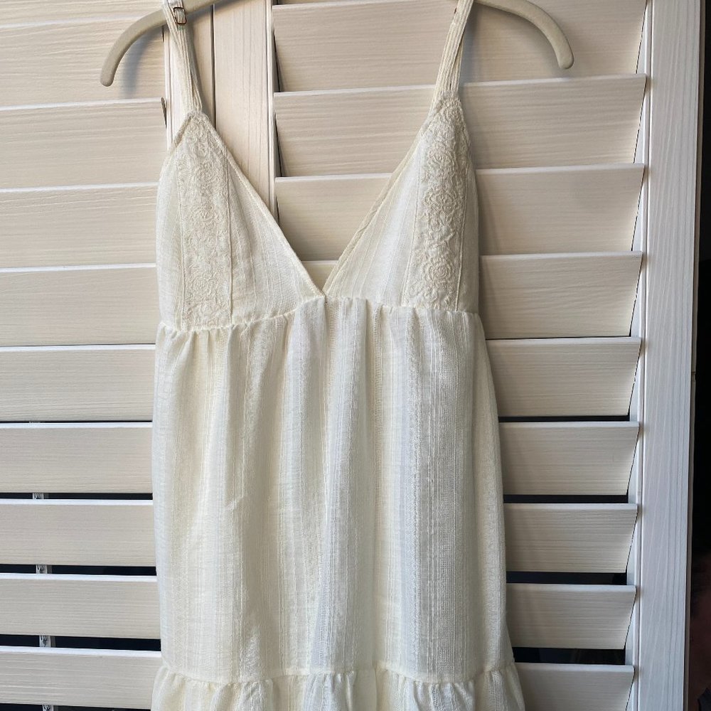 White coverup dress